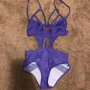 Purple Monokini